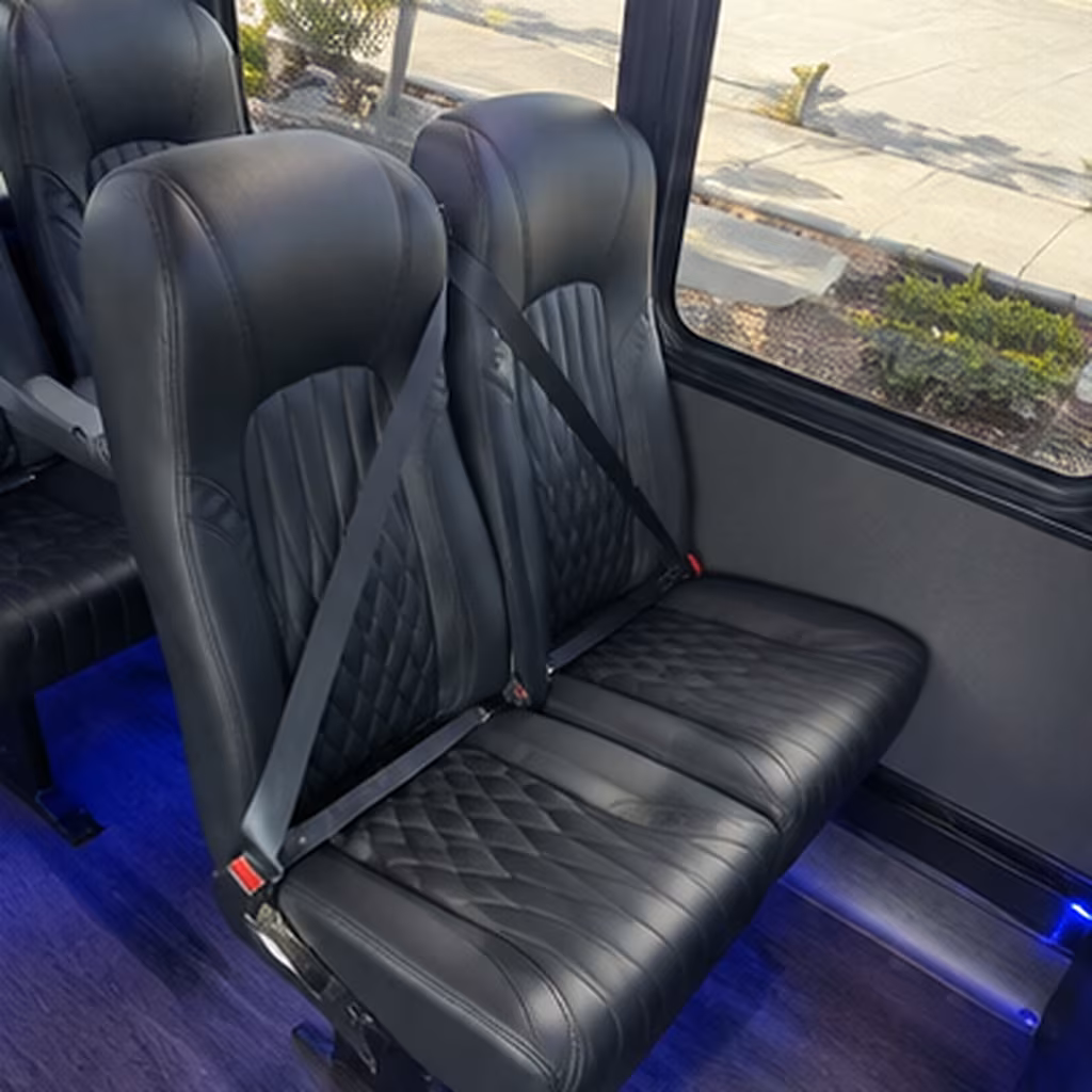 new rochelle long distance transportation onboard seating